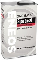 Масло ENEOS Super Diesel 5W-40 API CH-4 ACEA A3/B3/B4 4л